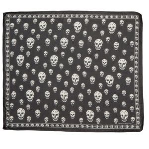 Alexander McQueen Skull Silk Scarf